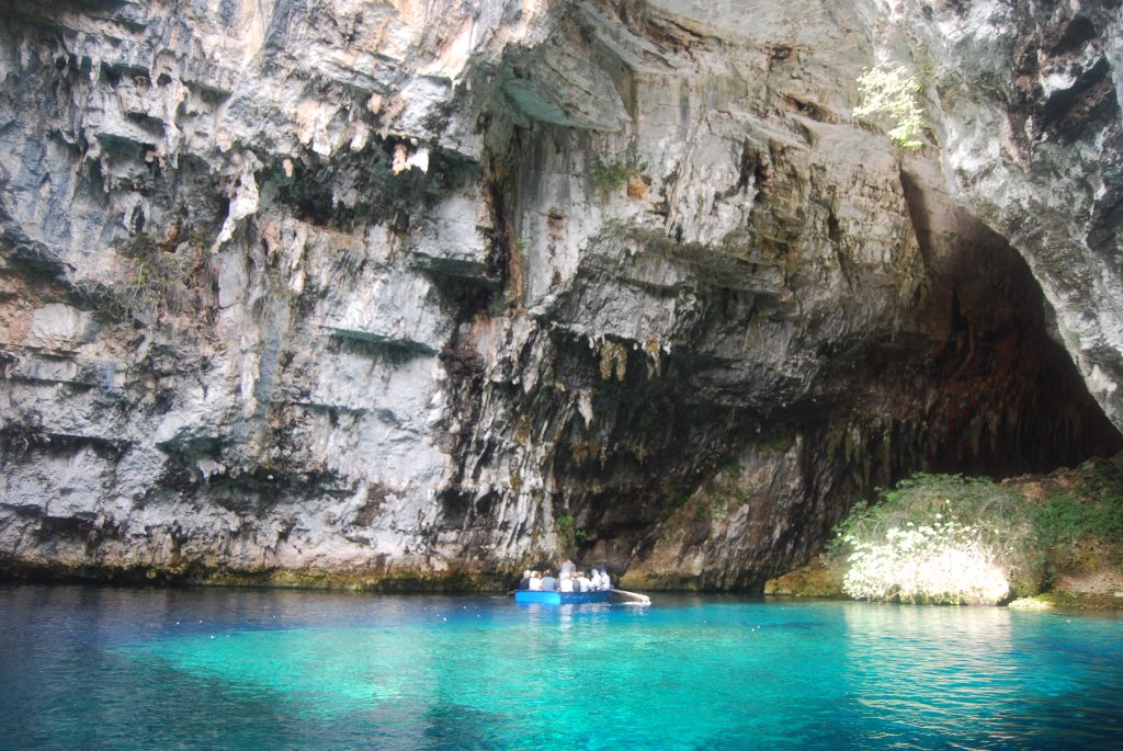 Melissani Lake Cave in Kefalonia