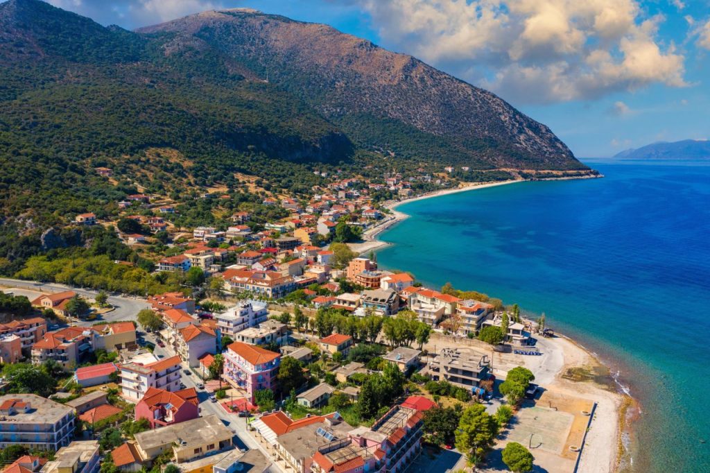 Poros port in Kefalonia